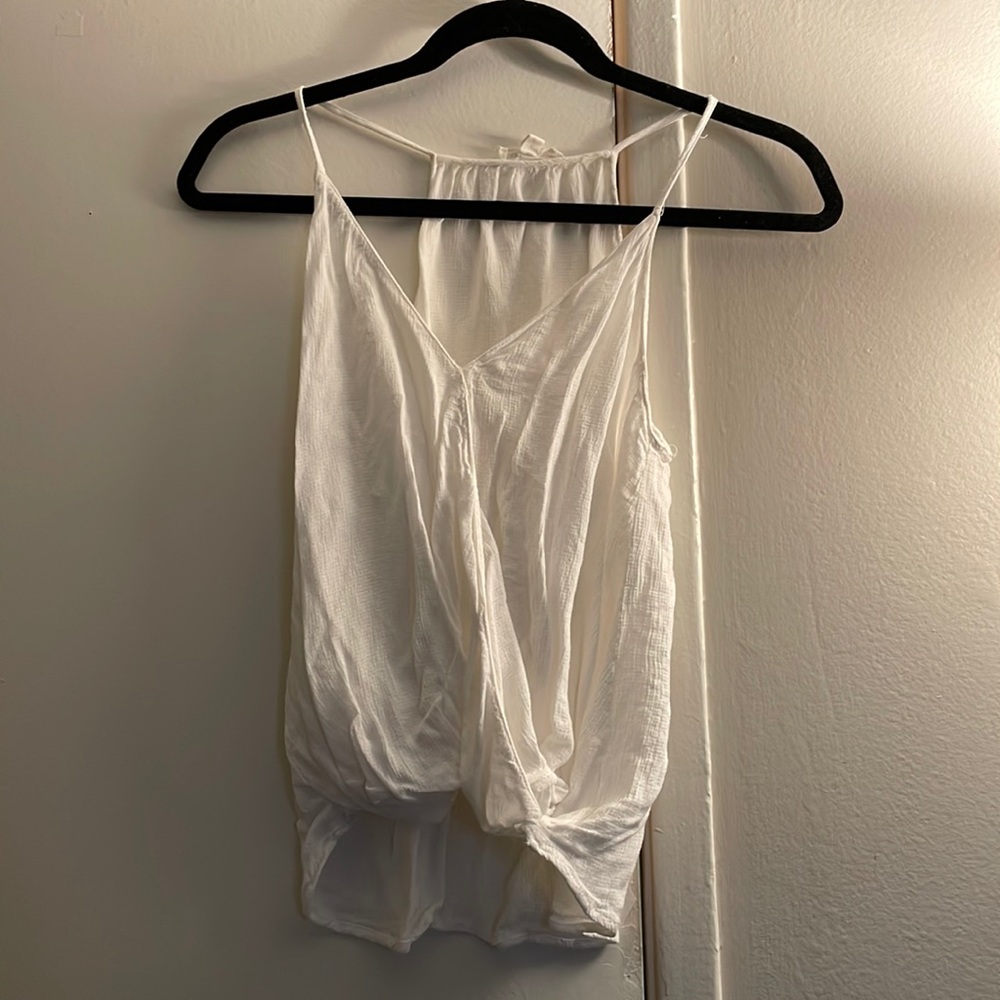 Cotton Candy LA brand new, only worn once. White tank with stitched cross over